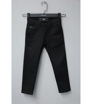 YUMUŞAK KUMAŞ KLASİK PANTALON - SİYAH