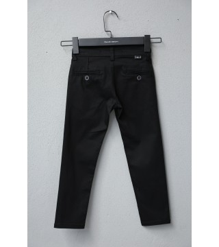 YUMUŞAK KUMAŞ KLASİK PANTALON - SİYAH